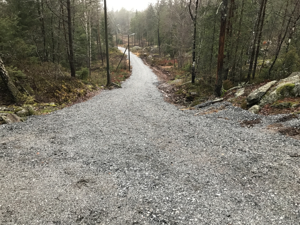 Lysløypa mellom Stenrød og Høiås har blitt oppgradert. Lysløypa mellom Stenrød og Høiås har blitt oppgradert.