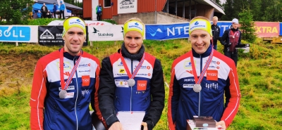 NM-sølv i stafett til herrelaget under NM NM-sølv i stafett til herrelaget under NM
